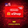 Карта пополнения Nintendo eShop 10$ USA США