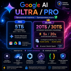 Google AI Ultra 20x, 5x, Pro: Gemini 3.5 Flash, Antigravity | FAST, FULL WARRANTY
