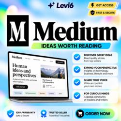 Подписка на аккаунт Medium Member 1 год