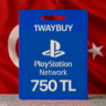 ТУРЦИЯ PlayStation Netwoк 750 TRY Подарочная карта код
