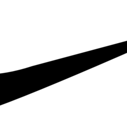 Логотип NIKE белый, векторное изображение (графика)
