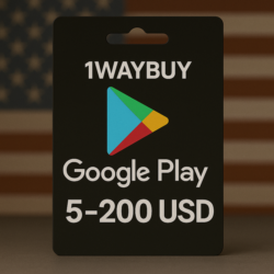 США  ГУГЛ ПЛЕЙ 5-200 USD  подарочная карта play код