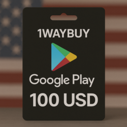 США  ГУГЛ ПЛЕЙ 100 USD  Подарочная карта код оплаты