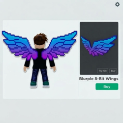 Roblox Blurple 8-Bit Wings Ключ- Глобальный - PS/Xbox/мобильных устройств/ПК