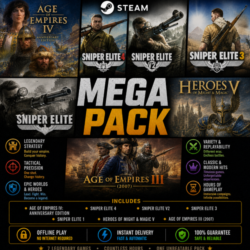 Age of Empires IV,Sniper Elite игры /Steam/Offline