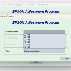 Сброс памперса принтеров EPSON - L3160 L3161 L3163 L3166 L3167 L3168 L3169