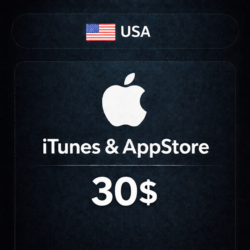 Подарочная карта Apple iTunes (USA) 30$