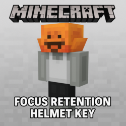 Minecraft Focus Retention Helmet Key Java/Bedrock