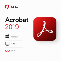 Adobe Acrobat Pro DC 2019 ОС Windows 1 PC   Lifetime