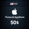 Подарочная карта Apple iTunes (USA) 50$