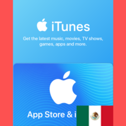 APPLE APP STORE & ITUNES MX 100 MXN КАРТА ПОПОЛНЕНИЯ МЕКСИКА