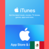 APPLE APP STORE & ITUNES MX 100 MXN КАРТА ПОПОЛНЕНИЯ МЕКСИКА
