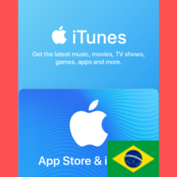 ITUNES BR 150 BRL КАРТА ПОПОЛНЕНИЯ БРАЗИЛИЯ КОД АВТО
