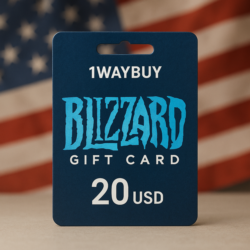 США  Близзард Battle.net 20 USD Подарочная карта код