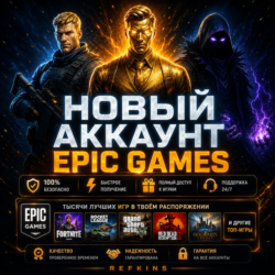 НОВЫЙ АККАУНТ EPIC GAMES ТУРЦИЯ УКРАИНА КАЗАХСТАН США