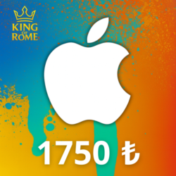 App Store & iTunes Турция (1750  ) Подарочная карта | 24/7 Автодоставка