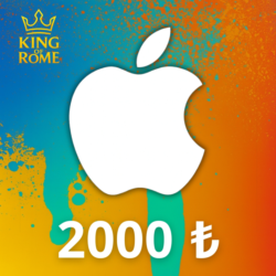 App Store & iTunes Турция (2000  ) Подарочная карта | 24/7 Автодоставка