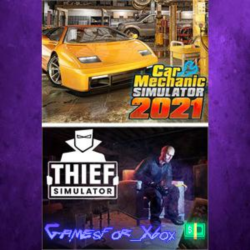 Car Mechanic Simulator 2021 & Thief Simulator XBOX