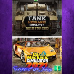 ☀️Car Mechanic Simulator 2021 & Tank Mechanic Simulator XBOX