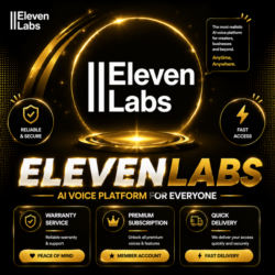 Elevenlabs Creator 100k кредитов Подписка 1 месяц