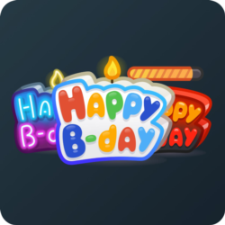 Случайный коллекционный подарок B-Day Candle