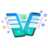 MobileTrans WhatsApp (iPhone-Android) WINDOWS 2 DEVICE
