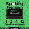 1-12 мес.      Spotify Premium |  Музыка без границ!