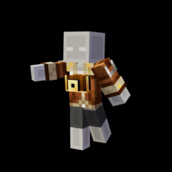 Персонаж Minecraft Happy Ghast Pilot Coat  Bedrock