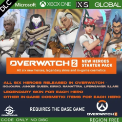 overwatch2 Новый стартовый набор героев  (Xbox KEY)