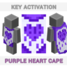 Ключ Purple Heart Плащ Minecraft Java & Bedrock GLOBAL