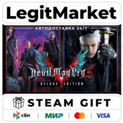 Devil May Cry 5 Deluxe   Vergil / Steam АВТО / РУ   МИР