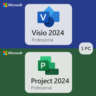 Microsoft PROJECT / VISIO PRO 2021/2024🔑RETAIL🌎GLOBAL