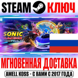 ⚫РОССИЯ СНГ Sonic Racing CrossWorlds | Deluxe STEAM KEY