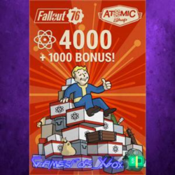☀️Fallout 76 4000  1000 Bonus Atoms XBOX DLC