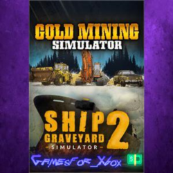 ☀️Mine & Ship Bundle Gold Mining & Ship Graveyard Simulator 2 XBOX