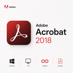 Adobe Acrobat Pro 2018 ОС Windows 1 PC   Lifetime