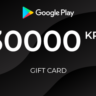 Google Play Gift Card 30.000 KRW  Key Южная Корея