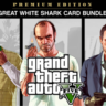 GTAV  Premium Online Ed&Great White Shark Card Rockstar