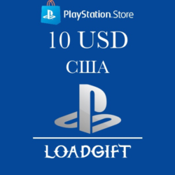 КАРТА ПОПОЛНЕНИЯ КОШЕЛЬКА PSN НА 10 ДОЛЛАРОВ США