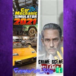 ☀️Crime Scene Cleaner & Car Mechanic Simulator 2021 XBOX