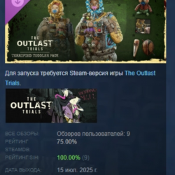 The Outlast Trials - Terrified Toddler Pack DLC АВТОДОСТАВКА STEAM РОССИЯ