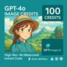 GPT-4o кредиты изображений · 100 — мгновенный код • Glo