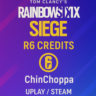 Rainbow Six-UPLAY/STEAM Кредиты 600-7200
