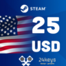 🎯STEAM 25 ДОЛЛАРОВ (USA|EU|TR|GBP|ARG)🎯