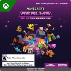 Minecraft Realms Plus 3 месяца Bedrock Xbox Код