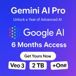 Google Gemini AI Pro + One + 6 месяцев Veo 3 + 2TB Инст
