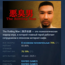 The Rotting Man АВТОДОСТАВКА STEAM GLOBAL МГНОВЕННО ЛИЦЕНЗИЯ