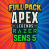 Full Pack Razer Apex Legends Sens - 5 NEW