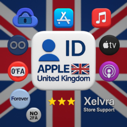 Apple ID Великобритания | Без 2FA или Телефон | Полный Доступ | Быстрая Доставка