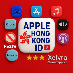 Apple ID Гонконг без 2FA полный доступ мгновенно